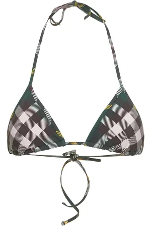 Burberry Top Bikini In Lycra Check