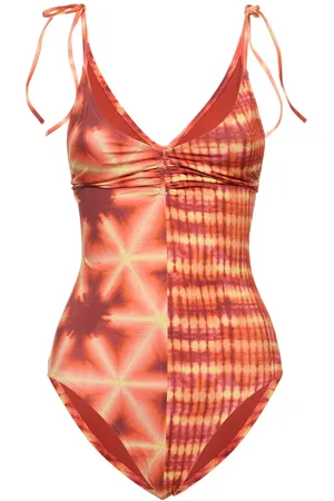 ULLA JOHNSON Costume Intero Dali In Lycra A Costine