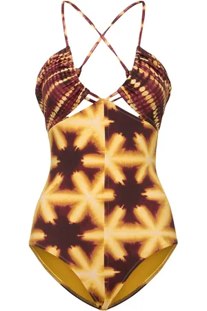 ULLA JOHNSON Costume Intero Akami In Lycra A Costine