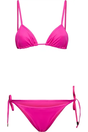 The Attico Set Bikini A Triangolo In Lycra