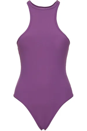 The Attico Costume Intero In Lycra A Costine