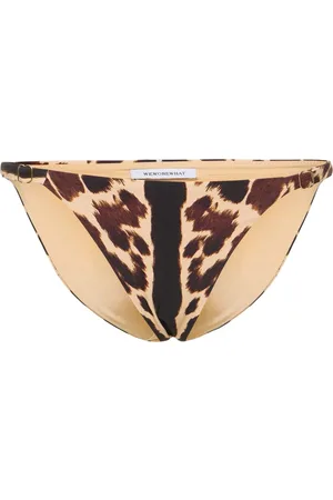 WeWoreWhat Slip Bikini Animalier