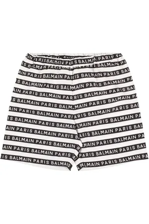 Balmain Shorts Mare In Nylon Con Logo