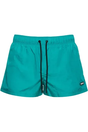 VERSACE Shorts Mare Ghost In Nylon Con Logo