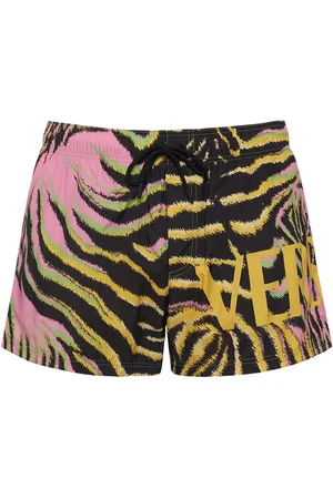 VERSACE Shorts Mare In Nylon Con Logo