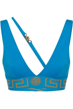 VERSACE Top Bikini Con Logo E Laccino