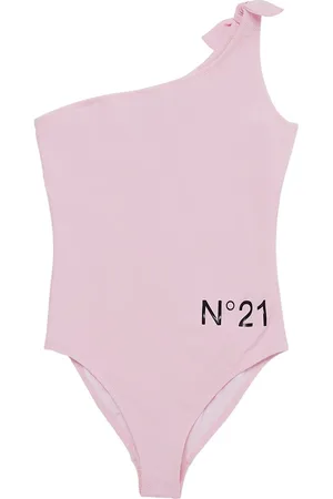 Nº21 Costume Intero In Lycra Con Logo