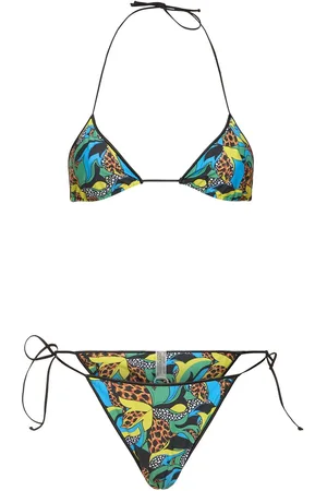 Reina Olga Set Bikini A Triangolo Stampato