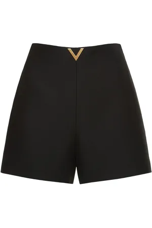 VALENTINO Shorts In Crepe Di Lana E Seta