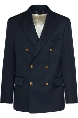 Golden Goose Blazer Doppiopetto In Gabardina
