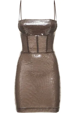 Nensi Dojaka Vestito Kendall Con Paillettes