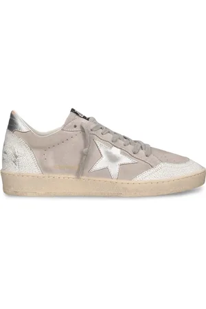 Golden Goose Sneakers Lvr Exclusive Ballstar In Camoscio