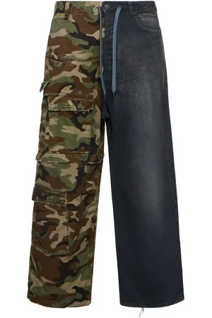 Balenciaga Jeans Baggy In Denim Di Cotone