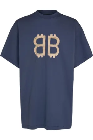 Balenciaga T-shirt Crypto In Cotone Stampato