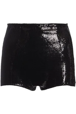 Dolce & Gabbana Shorts Vita Alta Con Paillettes