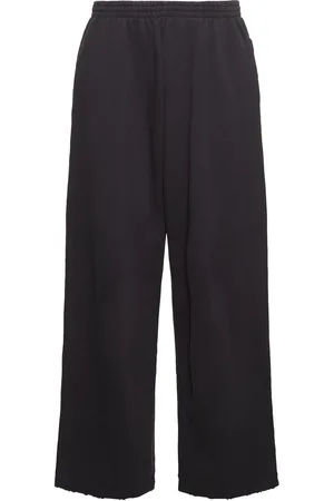Balenciaga Pantaloni Baggy Fit In Felpa Di Cotone