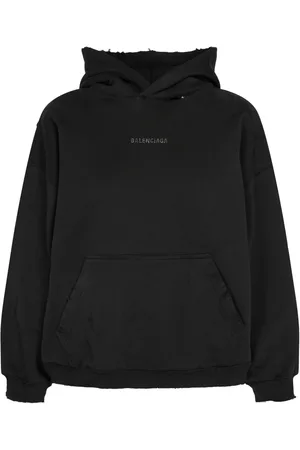Balenciaga Felpa Medium Fit Con Cappuccio