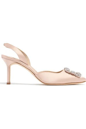 Manolo Blahnik Décolleté Hangisli In Raso 70mm