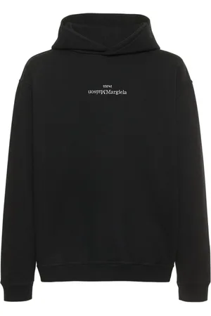 Maison Margiela Felpa In Jersey Con Logo E Cappuccio