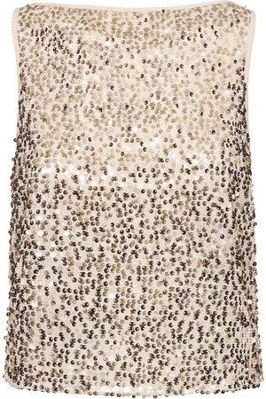 ROTATE Top Senza Spalline Maggy Con Paillettes