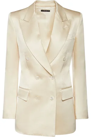 Tom Ford Blazer In Twill Di Misto Lana