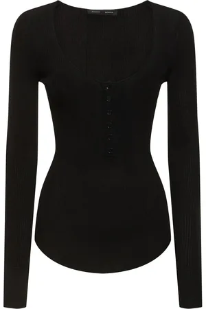 Proenza Schouler Top In Maglia A Costine Boyd Henley