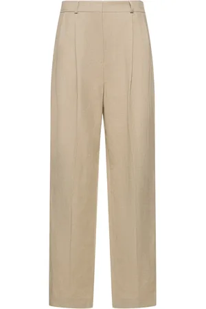 Totême Pantaloni Sartoriali In Misto Lino