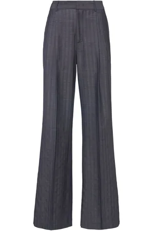 Etro Pantaloni Larghi In Lana