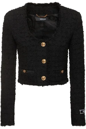 VERSACE Giacca In Tweed