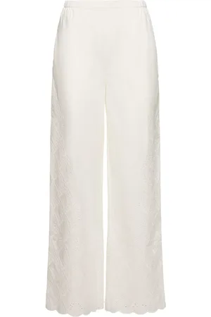 Loulou Studio Pantaloni Larghi Dulche In Cotone
