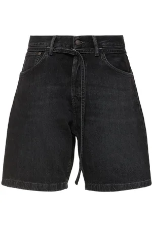 Acne Studios Shorts Roland In Denim Vintage