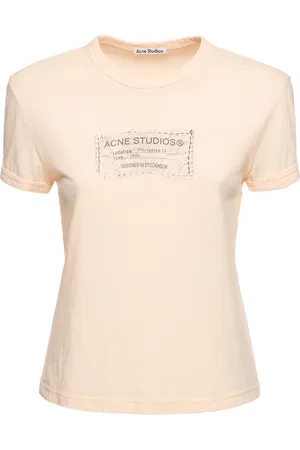 Acne Studios T-shirt In Jersey Di Cotone