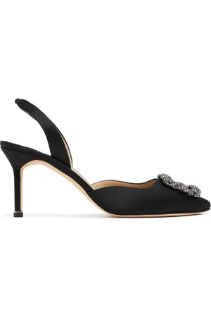 Manolo Blahnik Décolleté Hangisi In Raso 70mm