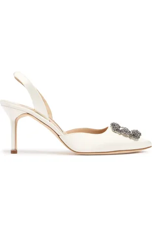 Manolo Blahnik Décolleté Hangisi In Raso 70mm