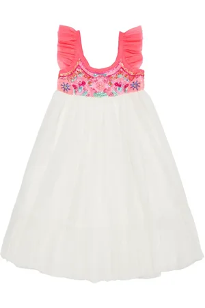 Billieblush Vestito In Tulle Con Paillettes