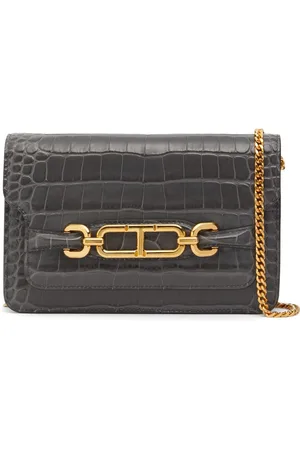 Tom Ford Borsa Piccola Stampa Coccodrillo Lucida