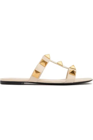 VALENTINO GARAVANI Sandali Roman In Pelle Con Borchie 10mm