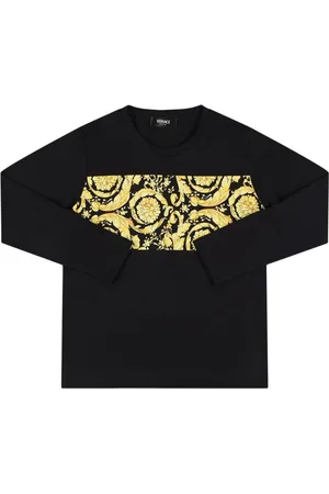 VERSACE T-shirt In Jersey Di Cotone / Inserto