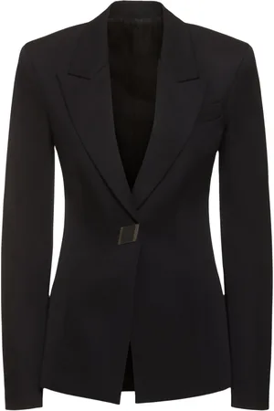 The Attico Blazer In Gabardina