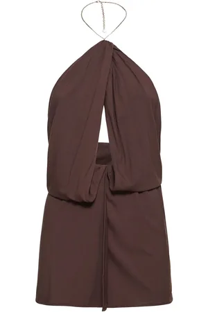 The Attico Vestito Mini In Jersey Di Viscosa
