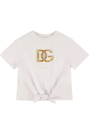 Dolce & Gabbana T-shirt In Jersey Di Cotone Con Logo