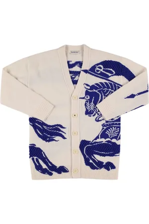 Burberry Cardigan In Maglia Di Lana