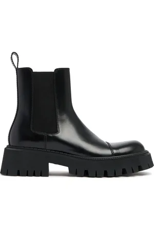 Balenciaga Stivai Tractor Bootie L20 In Pelle