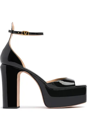 VALENTINO GARAVANI Sandali Tan-go In Vernice 120mm