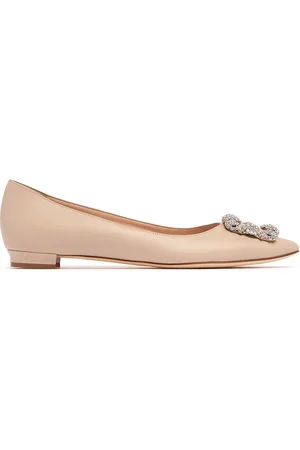 Manolo Blahnik Scarpe Basse Hangisi In Pelle 10mm