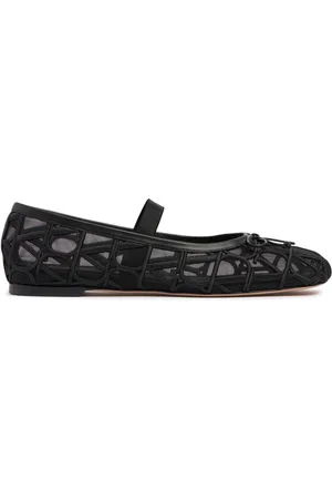 VALENTINO GARAVANI Ballerine Toile Iconographe In Mesh
