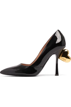 Moschino Tacco Rivestito In Vernice 100mm
