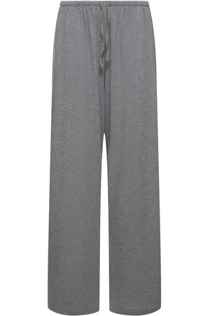 The Row Pantaloni Larghi Lanuit In Jersey Di Cotone