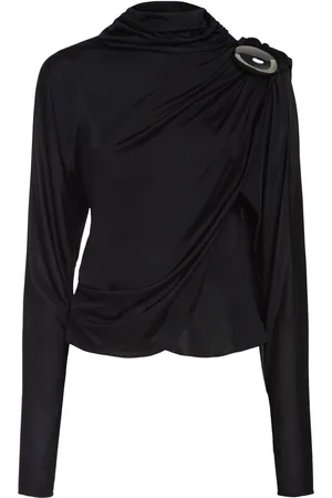 GIUSEPPE DI MORABITO Top In Jersey Di Viscosa Drappeggiato