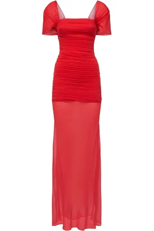 GIUSEPPE DI MORABITO Vestito Lungo In Seta Stretch